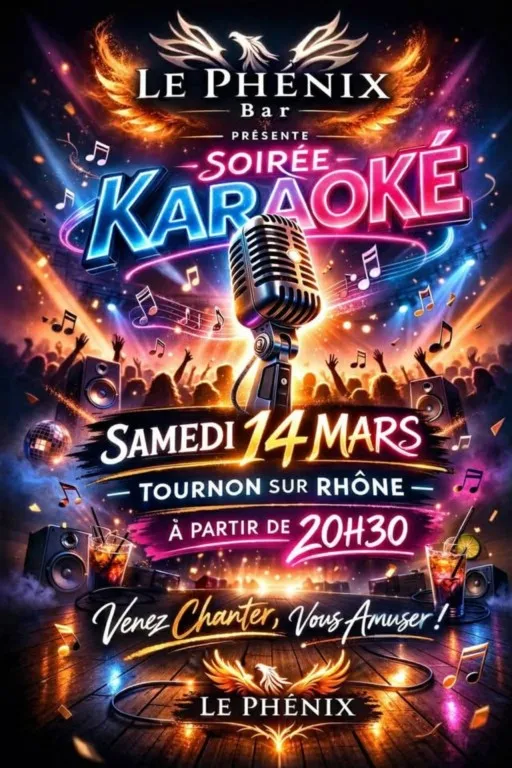 Le Phénix Tournon sur Rhône samedi 14 mars