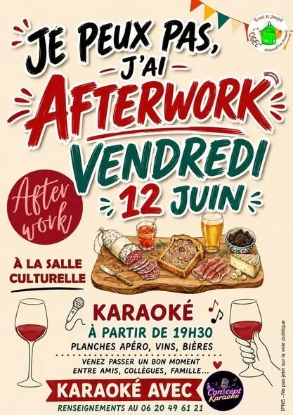KARAOKE Vendredi 12 juin avec l'OGEC